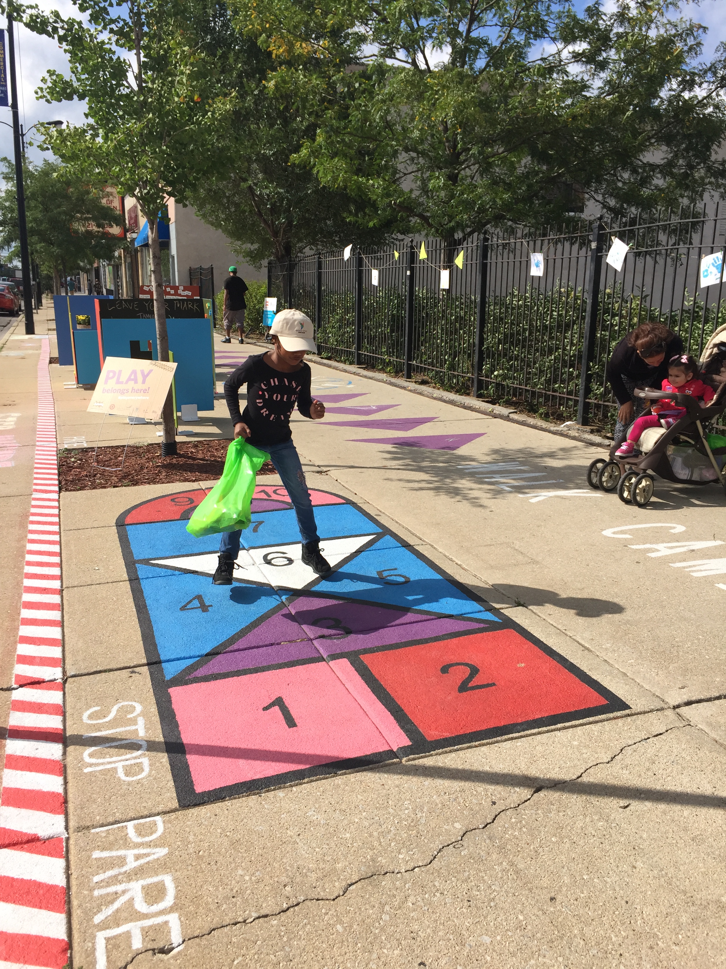 activated sidewalk